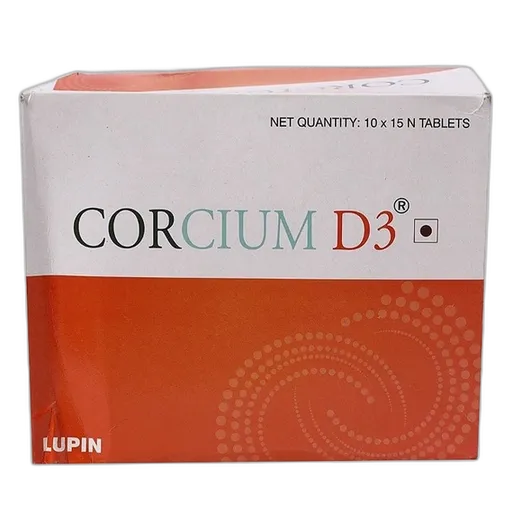 corcium d3 tablet 15's